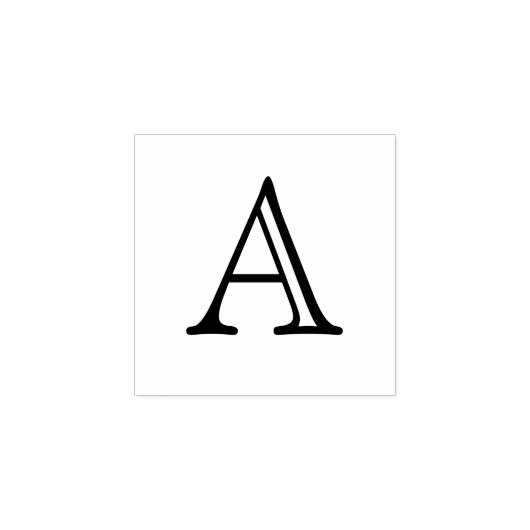 TAMPONS ENCREURS LETTRE MONOGRAPHIQUE CLASSIQUE A 1 POUCE (Impression)