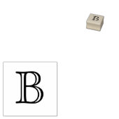 TAMPONS ENCREURS LETTRE MONOGRAPHIQUE CLASSIQUE B 1 POUCE (Tamponné)