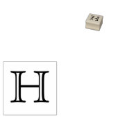 TAMPONS ENCREURS LETTRE MONOGRAPHIQUE CLASSIQUE H 1 POUCE (Tamponné)