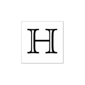 TAMPONS ENCREURS LETTRE MONOGRAPHIQUE CLASSIQUE H 1 POUCE (Impression)