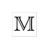 TAMPONS ENCREURS LETTRE MONOGRAPHIQUE CLASSIQUE M 1 POUCE (Impression)
