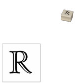 TAMPONS ENCREURS LETTRE MONOGRAPHIQUE CLASSIQUE R 1 POUCE (Tamponné)