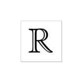TAMPONS ENCREURS LETTRE MONOGRAPHIQUE CLASSIQUE R 1 POUCE (Impression)