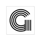 Tampons Encreurs LETTRE MONOTAINE G TITRE EN caoutchouc (Impression)