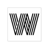 Tampons Encreurs LETTRE MONOTAINE W TITRE EN caoutchouc (Impression)