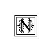 Tampons Encreurs Lettre N Monogramme (Impression)