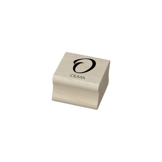Tampons Encreurs Lettre O Monogramme Timbre en caoutchouc personnal (Tampon)