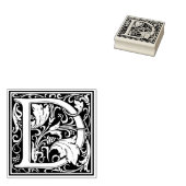 Tampons Encreurs LETTRE William Morris D MONogramme (Tamponné)