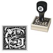 Tampons Encreurs LETTRE William Morris G MONogramme (Tamponné)