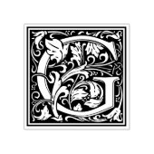 Tampons Encreurs LETTRE William Morris G MONogramme (Impression)