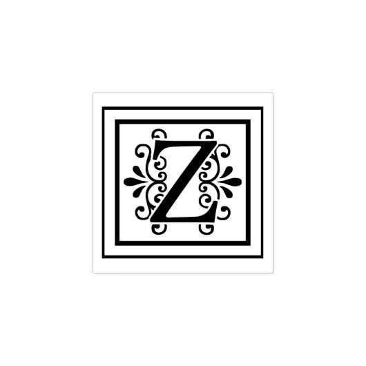 Tampons Encreurs Lettre Z Monogramme (Impression)