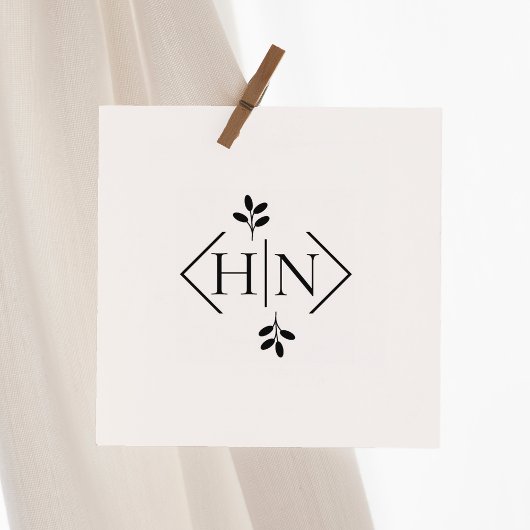 Tampons Encreurs Lettres Monogrammes simples