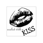 Tampons Encreurs Lèvres - Scellées avec un baiser (Impression)