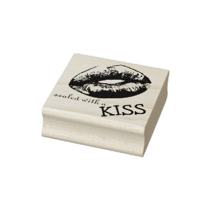 Tampons Encreurs Lèvres - Scellées avec un baiser