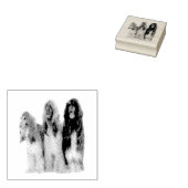 Tampons Encreurs Lévriers afghans (Tamponné)