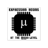 Tampons Encreurs L'Expression Commence Au Niveau Micro-Semiconducte (Impression)