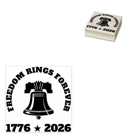 Tampons Encreurs Liberty Bell Seal • 1776–2026 U.S. Tribute (Tamponné)