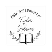 Tampons Encreurs Librairie bibliothèque plaque personnalisée mode f (Impression)