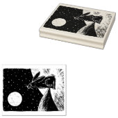 Tampons Encreurs Lièvre de lune dans la neige (Tamponné)