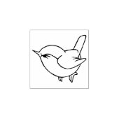 Tampons Encreurs Ligne Décorative Oiseau Cute Art (Impression)