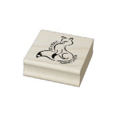 Tampons Encreurs Ligne moderne Art Fox Bibliothèque Ex Libris Livre (Tampon)