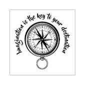 Tampons Encreurs L'imagination est la clé, la boussole nautique (Impression)