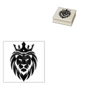 Tampons Encreurs Lion Avec Couronne - Style Or 3 (Tamponné)