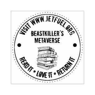 Tampons Encreurs Lire l'amour il le retourner personnalisé