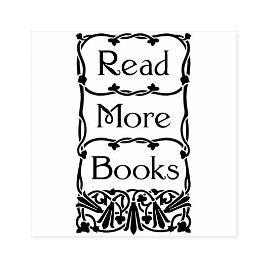 Tampons Encreurs Lire plus Livres Timbre en caoutchouc (Impression)