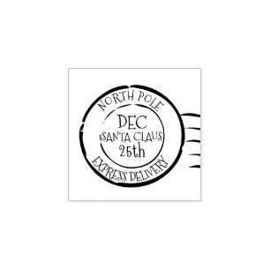 Tampons Encreurs Livraison d'Express du Pôle Nord Santa Claus