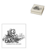 Tampons Encreurs Livre de bibliothèque Ex Libris Saint George Drago (Tamponné)