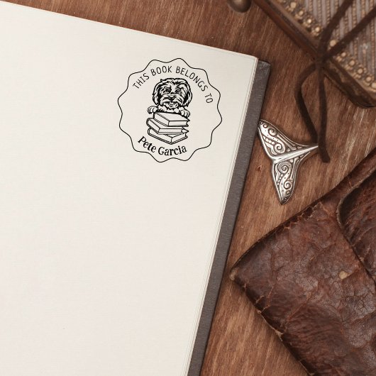 Tampons Encreurs Livre de Chien maltais mignon