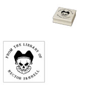 Tampons Encreurs Livre personnalisé | Gothique Jester Skull (Tamponné)