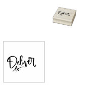 Tampons Encreurs Livrer À La Calligraphie Timbre Mariage Invitation (Tamponné)