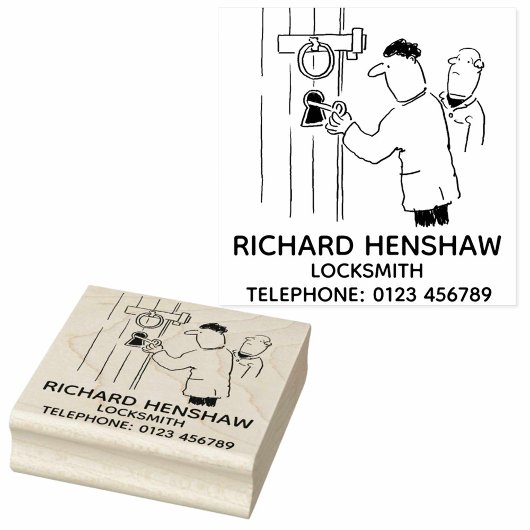 Tampons Encreurs Locksmith déverrouille une porte d'église