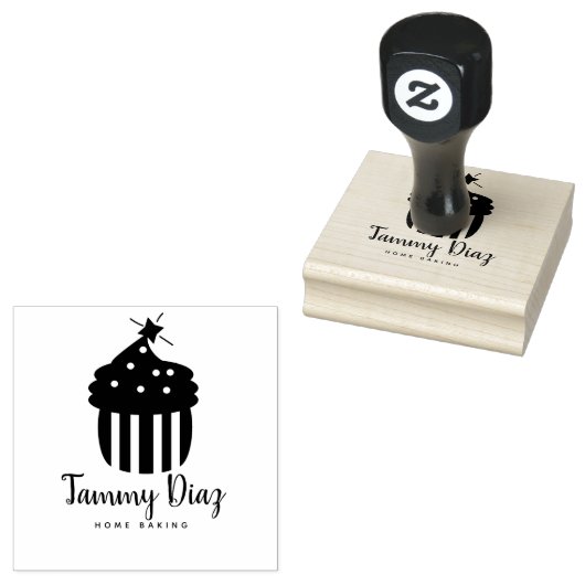Tampons Encreurs Logo Baker Cupcake (Tamponné)