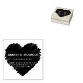 Tampons Encreurs Logo Big Heart Sketch (Tamponné)