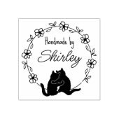 Tampons Encreurs Logo de chat moderne fait main (Impression)