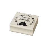 Tampons Encreurs Logo de chat moderne fait main (Tampon)