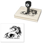 Tampons Encreurs Logo de conception personnalisée Timbre d'encre en (Tamponné)