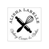 Tampons Encreurs Logo de la boulangerie en bois minimum (Impression)