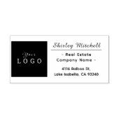 Tampons Encreurs Logo de la société immobilière Nom personnalisé & (Impression)