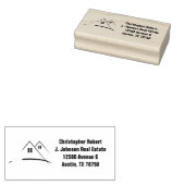 Tampons Encreurs Logo de maison d'or moderne Immobilier (Tamponné)