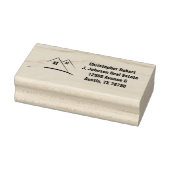 Tampons Encreurs Logo de maison d'or moderne Immobilier (Tampon)