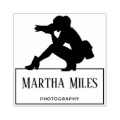 Tampons Encreurs Logo de photo professionnelle avec nom (Impression)