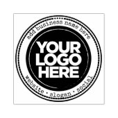 Tampons Encreurs Logo d'entreprise circulaire et texte de machine à (Impression)