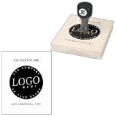 Tampons Encreurs Logo d'entreprise et bureau de collaborateur (Tamponné)