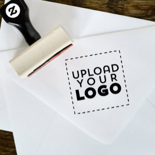 Tampons Encreurs Logo d'entreprise grand Carré Timbre en caoutchouc