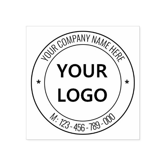 Tampons Encreurs Logo d'entreprise personnalisé et timbre en caoutc (Impression)