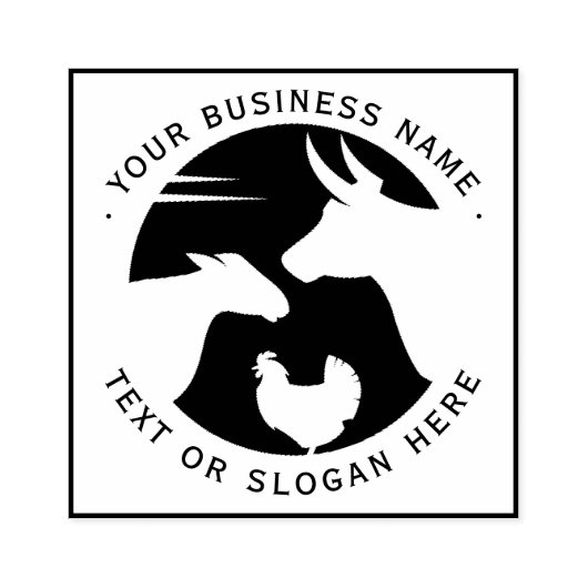 Tampons Encreurs Logo d'entreprise personnalisé grand (Impression)